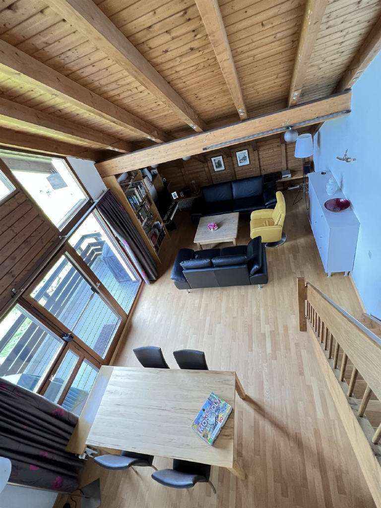 Blick von der Galerie Maisonettewohnung �hlingen-Birkendorf