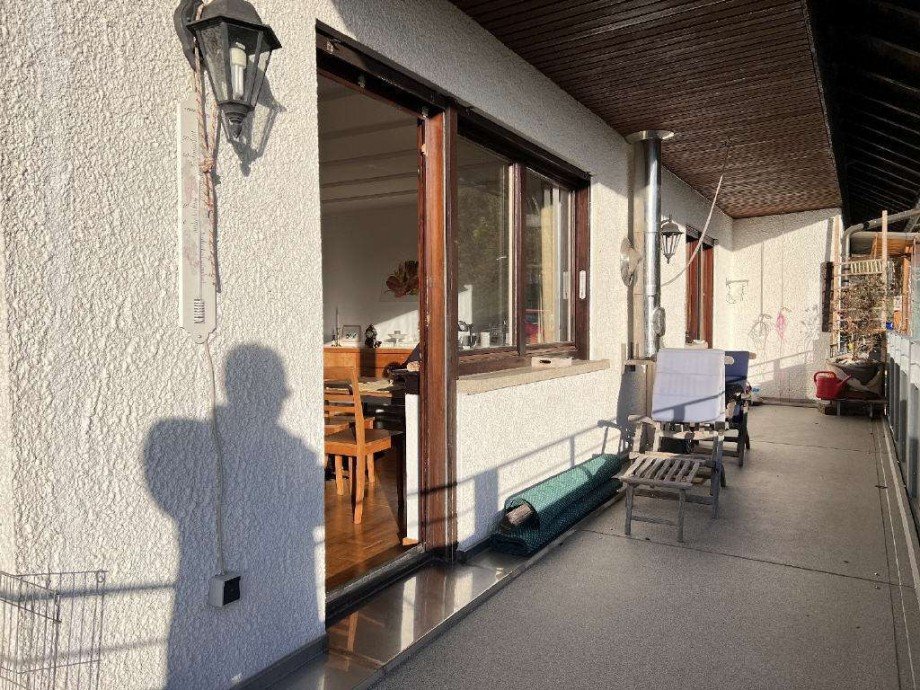 S�dseite Balkon vor dem Woh... Etagenwohnung Bonndorf im Schwarzwald