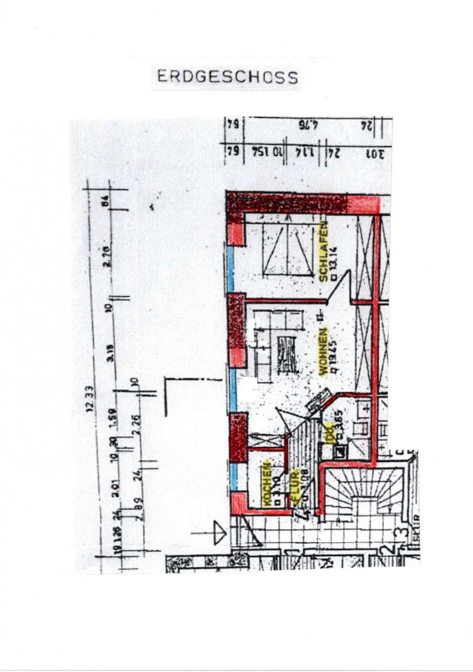 Grundriss Erdgeschoss Erdgeschosswohnung G�rwihl