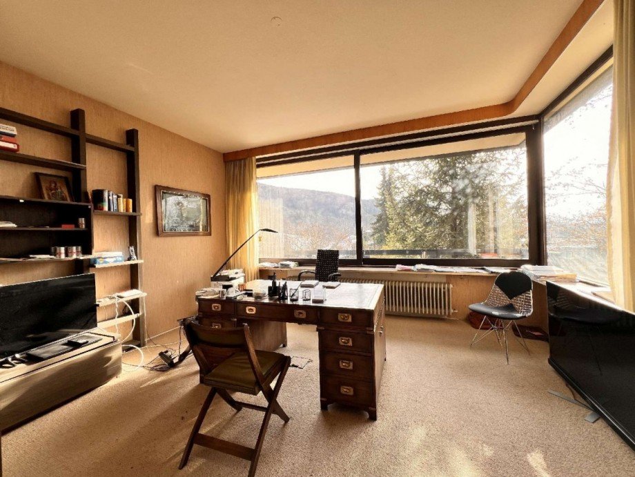B�ro mit Eck-Panoramafenster Einfamilienhaus Wehr