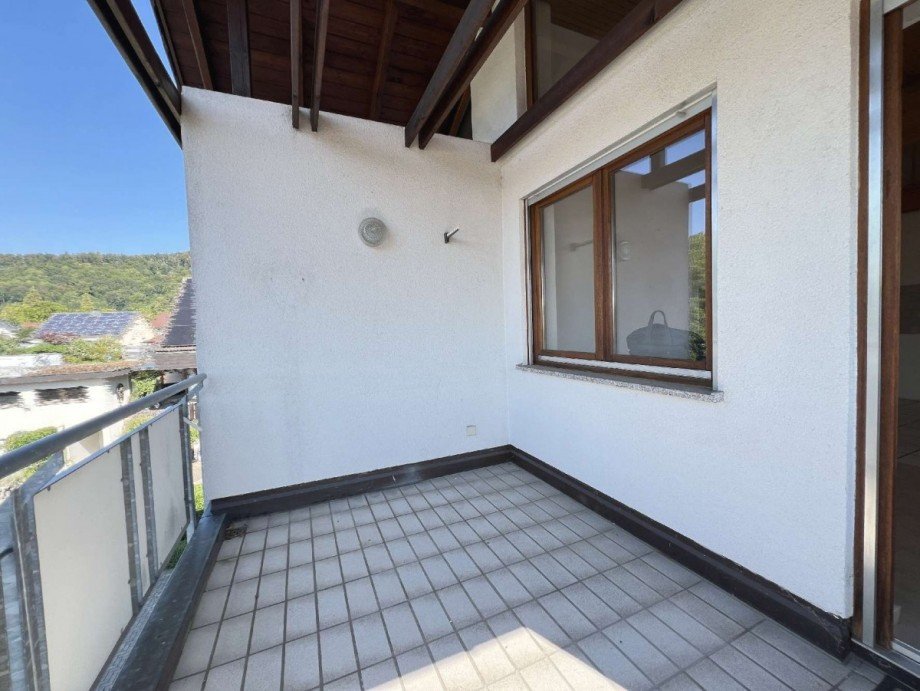 Gro�er, �berdeckter Balkon mit Stromanschluss Dachgeschosswohnung Rheinfelden (Baden)