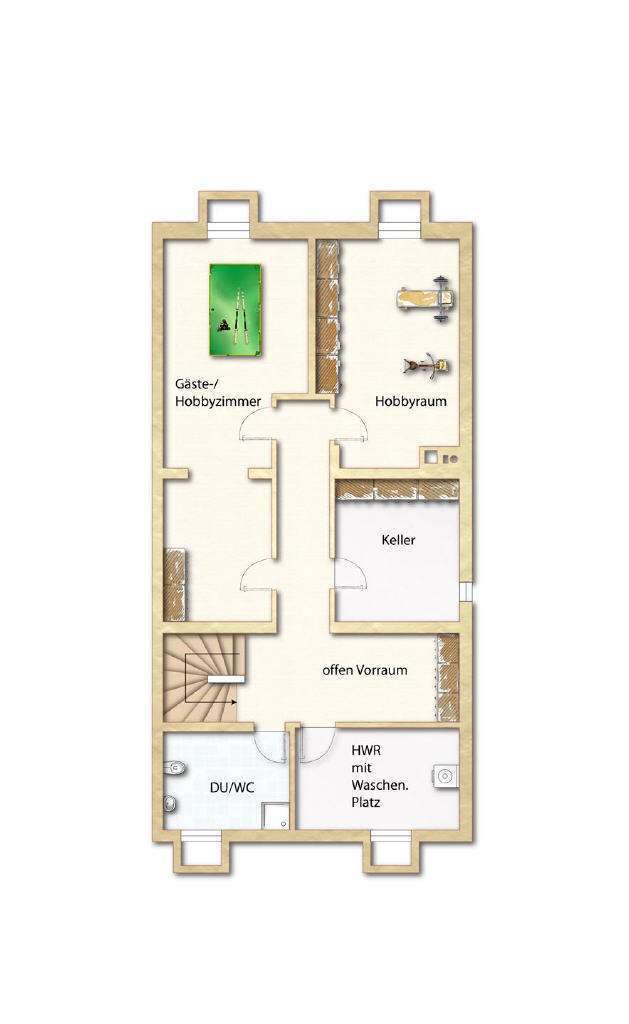 Grundriss UG Einfamilienhaus Laufenburg (Baden)