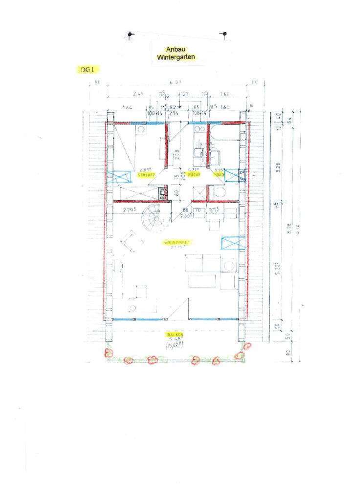 Grundriss DG1 Ferienhaus Herrischried