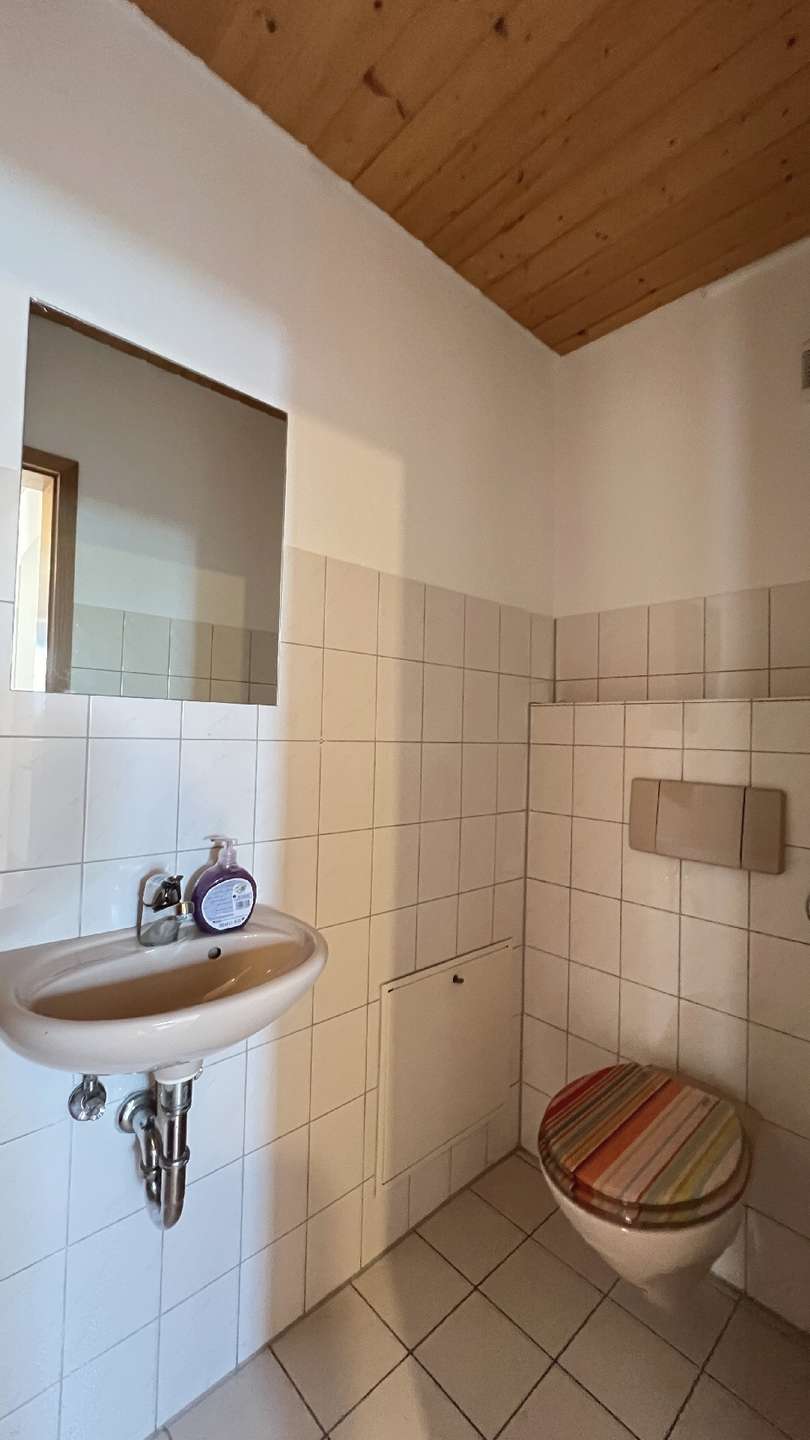 G�ste-WC bzw. zweites WC in der Wohnung Dachgeschosswohnung Rheinfelden (Baden)
