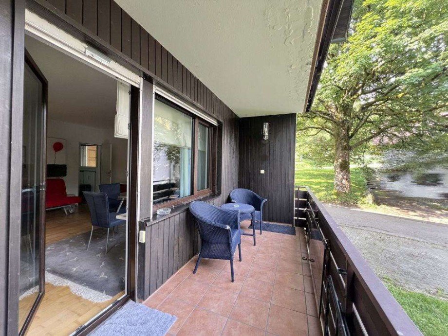 sch�ner Balkon Etagenwohnung Herrischried