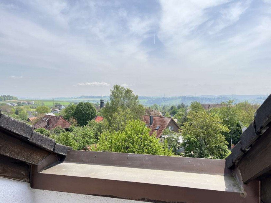 Blick von der Dachloggia im... Maisonettewohnung �hlingen-Birkendorf