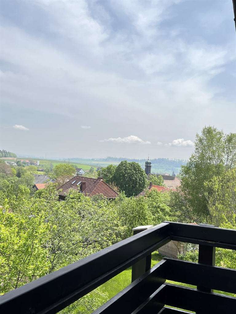 Balkon mit Aussicht �hlingen-Birkendorf Maisonettewohnung 3 Zimmer Wohnung mit Blick ins Gr�ne - ansprechend renoviert und modernisiert