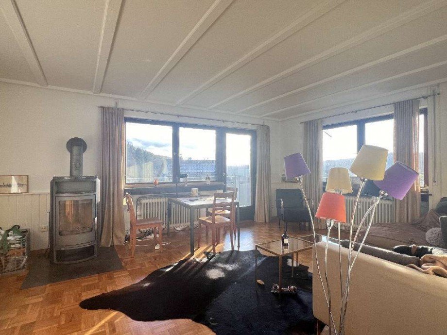 Wohnzimmer Etagenwohnung Bonndorf im Schwarzwald