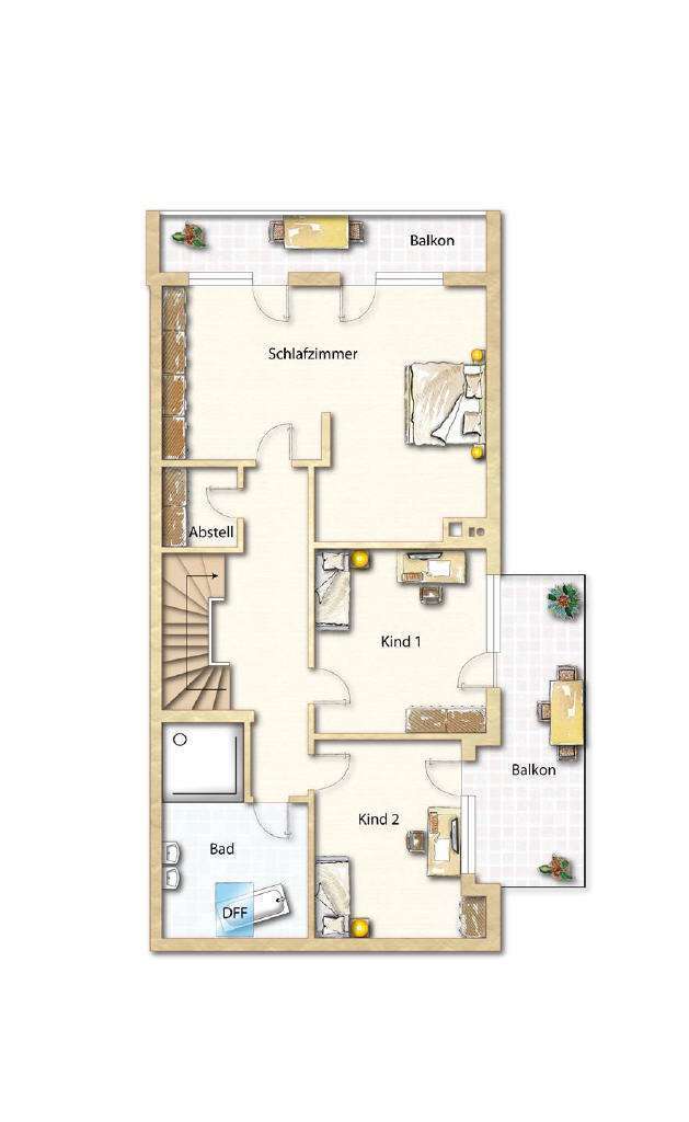 Grundriss OG Einfamilienhaus Laufenburg (Baden)