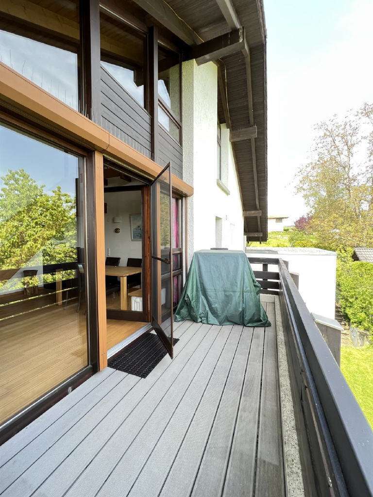 Balkon DG1 nach S�dosten Maisonettewohnung �hlingen-Birkendorf