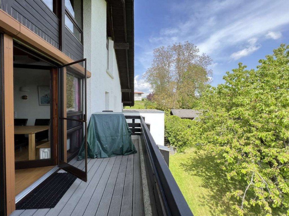 Balkon nach S�dosten Maisonettewohnung �hlingen-Birkendorf