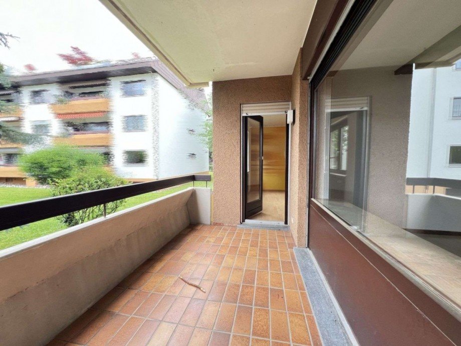 zweiter Balkon beim Esszimmer Wohnung Rheinfelden (Baden)