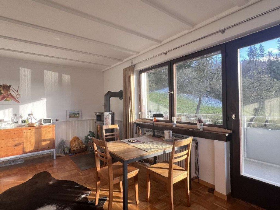 Wohnzimmer Etagenwohnung Bonndorf im Schwarzwald